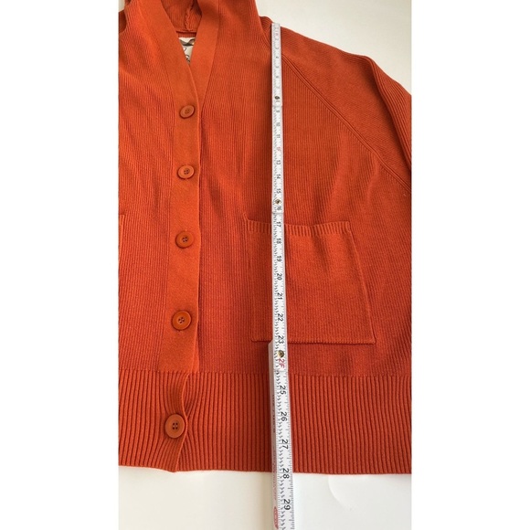 Lesley Evers Hooded Button Down Cardigan Jacket - Picture 10 of 10